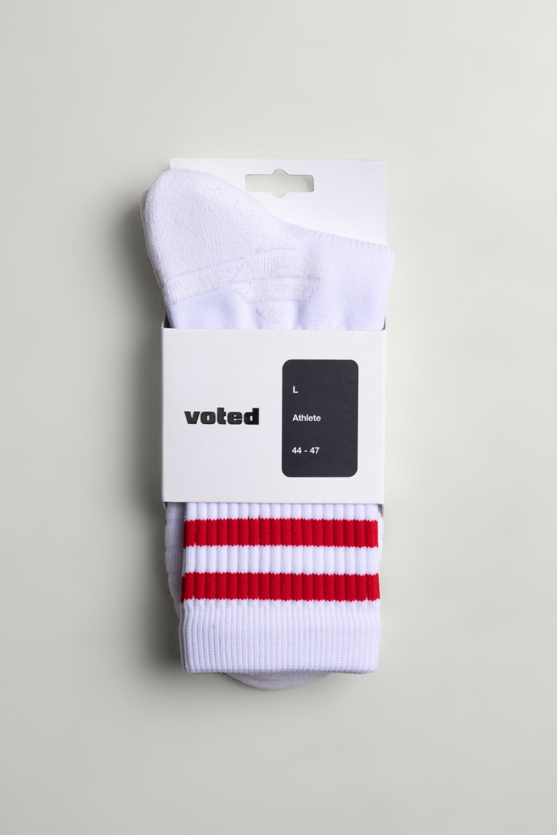 NEW REBOUND CREW - WHITE/ RED
