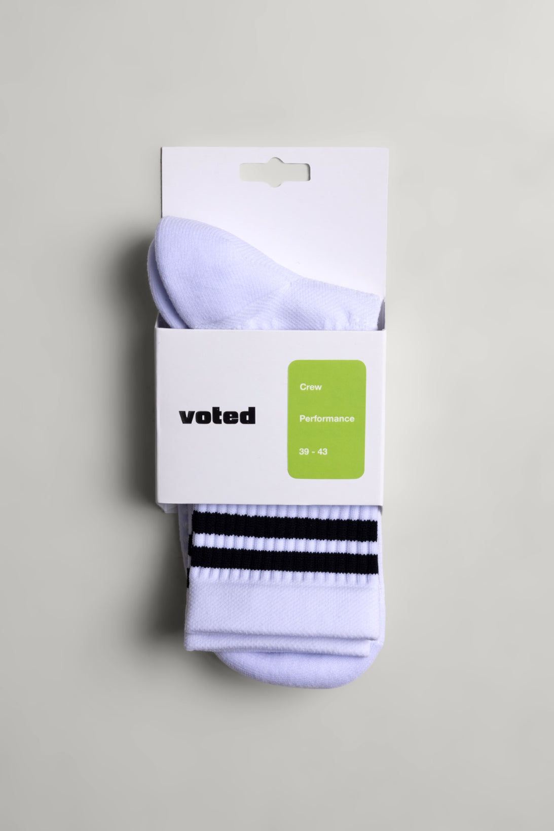 VELOCITY - FULL WHITE / BLACK STRIPES - M