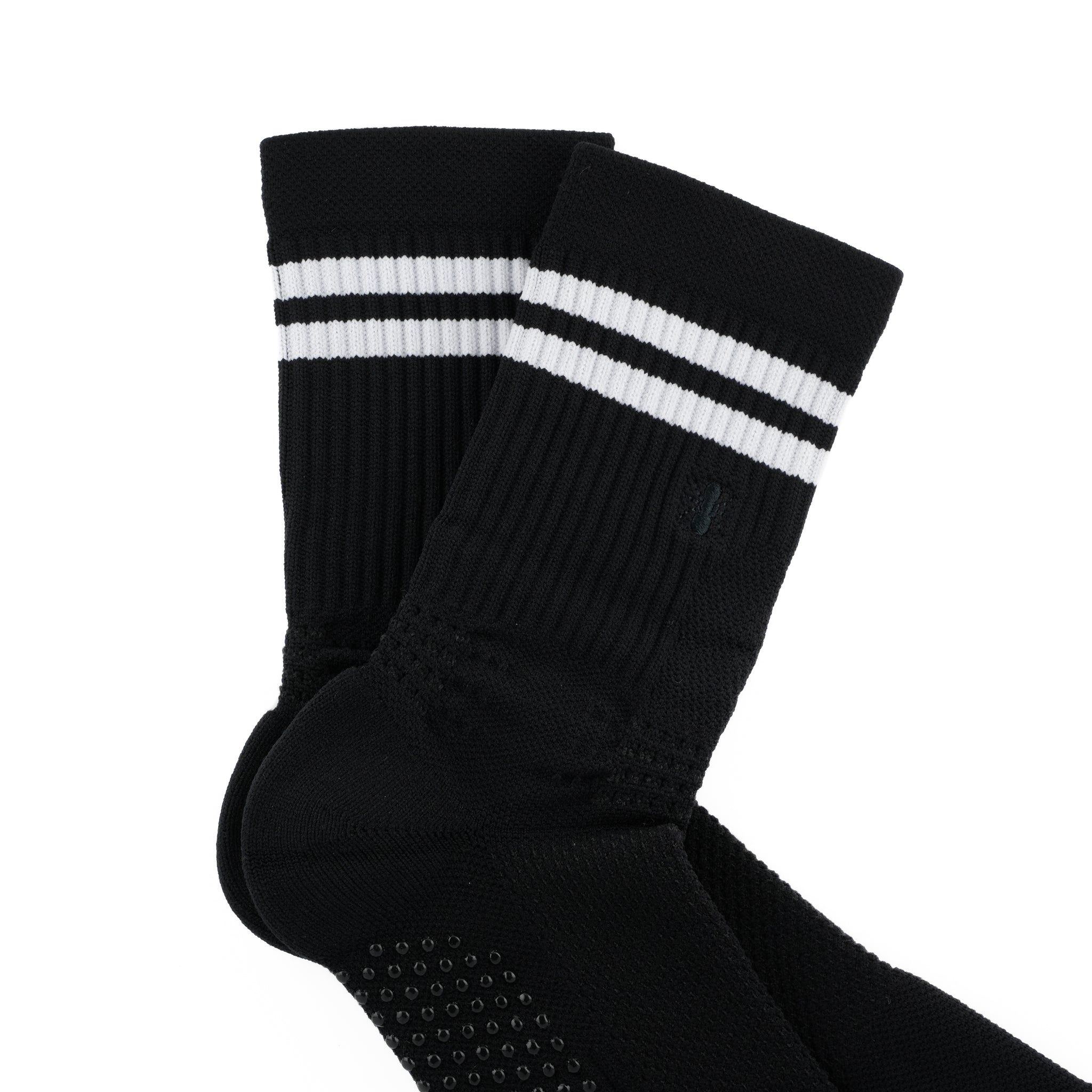 VELOCITY - FULL BLACK / WHITE STRIPES