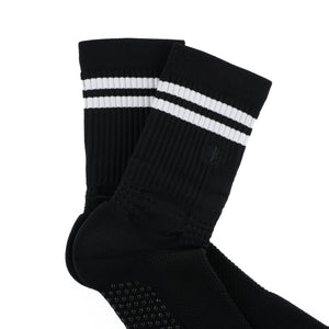 VELOCITY - FULL BLACK / WHITE STRIPES