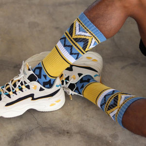 TRIBAL - BLUE/YELLOW