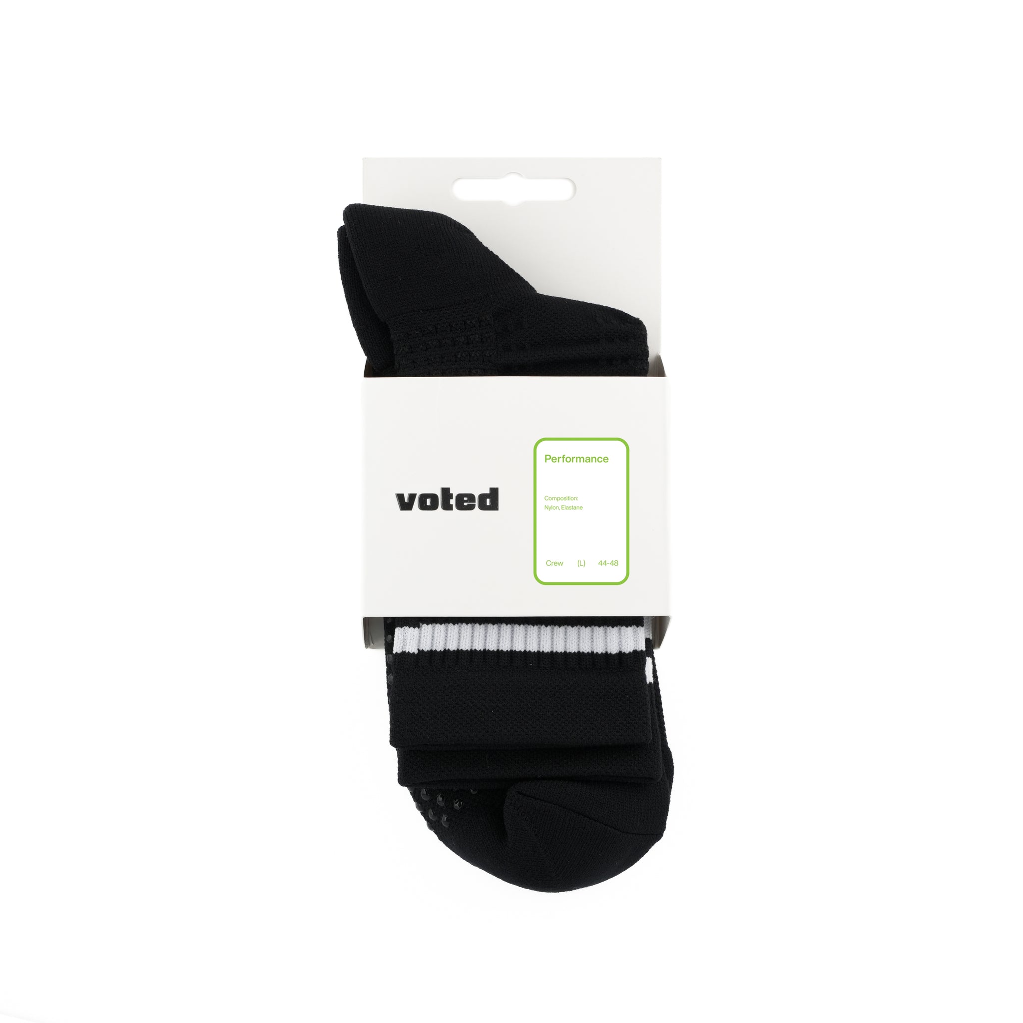 VELOCITY - FULL BLACK / WHITE STRIPES