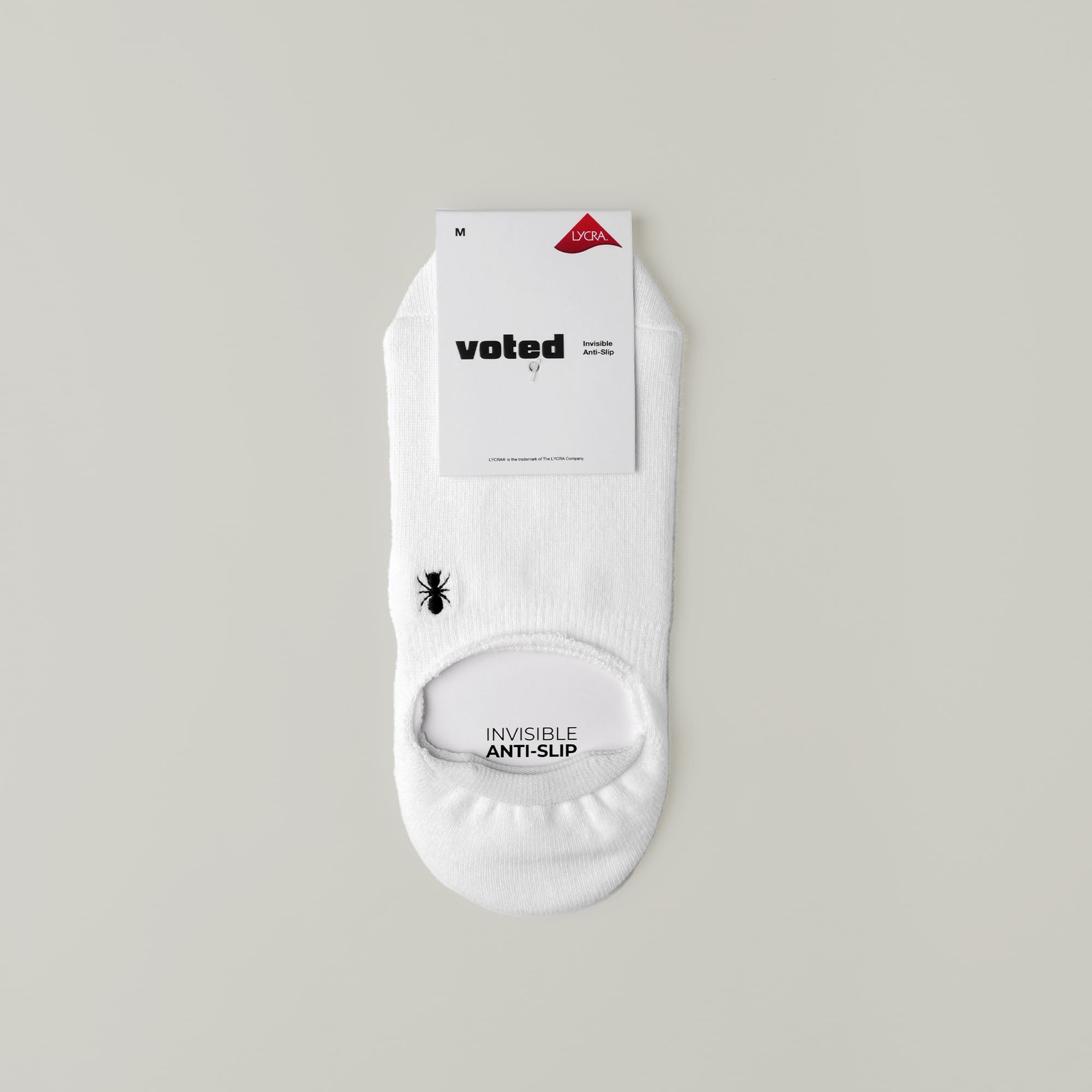 INVISIBLE YOGA ANTI SLIP - WHITE