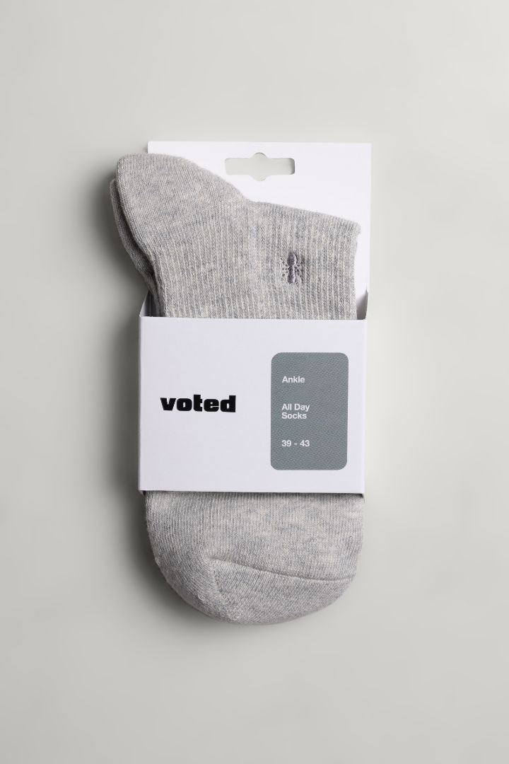NEW ESSENTIAL ANKLE - GREY