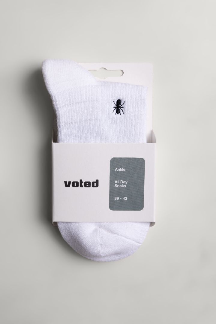 NEW ESSENTIAL ANKLE - WHITE